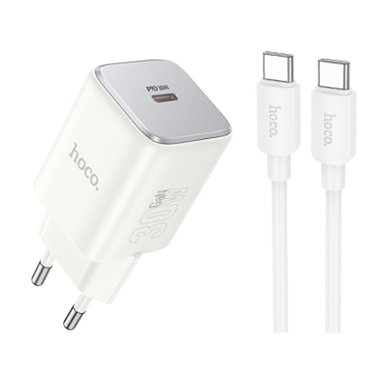 МЗП Hoco N43 Vista 1C PD30W + Type to Type-C дивитися фото №1