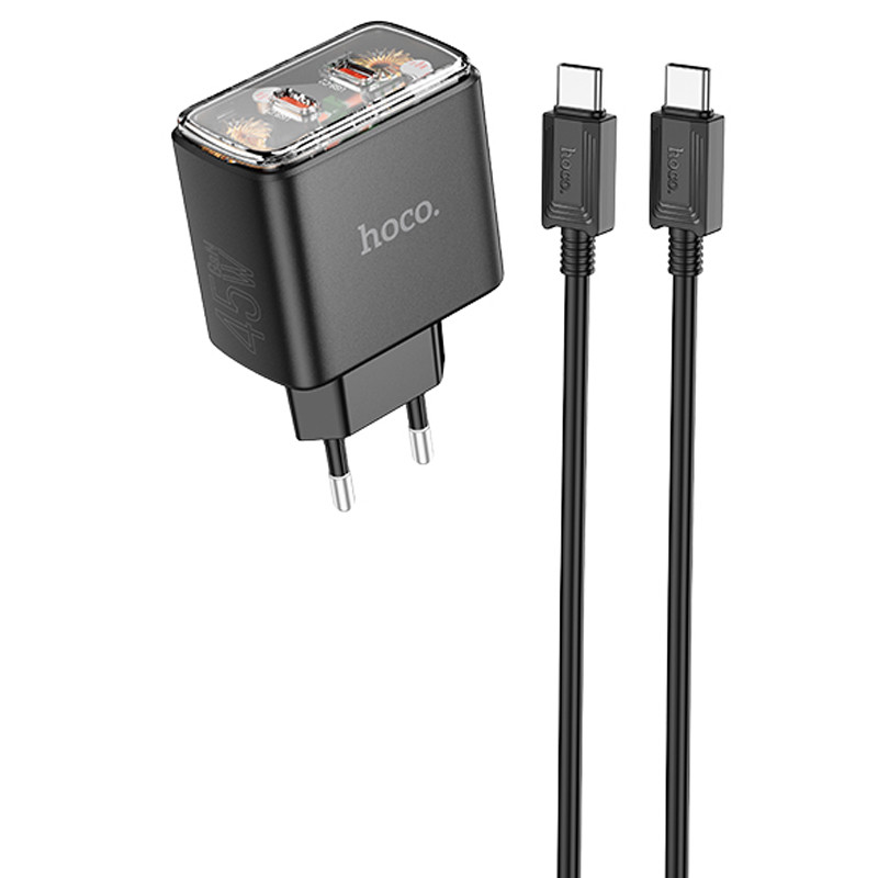 МЗП Hoco CS43A Smart PD45W (2C) + Type-C to Type-C дивитися фото №1