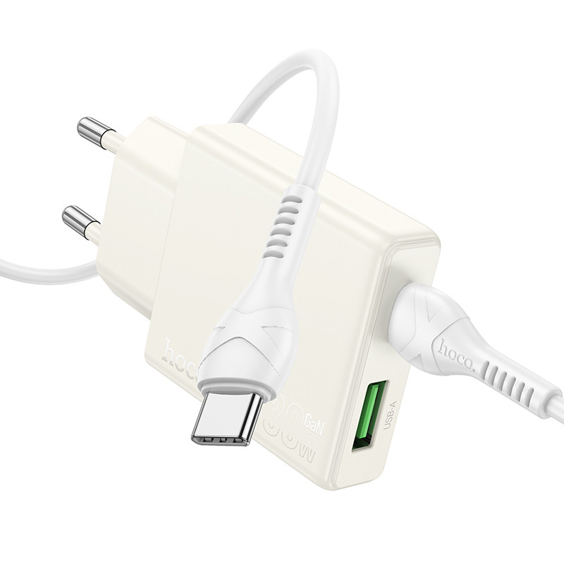 МЗП Hoco N45 Biscuit PD30W+QC3.0 + Type-C to Type-C дивитися фото №3