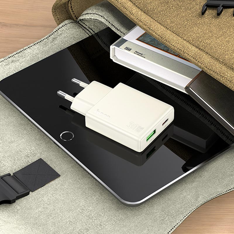 МЗП Hoco N45 Biscuit PD30W+QC3.0 + Type-C to Type-C дивитися фото №4