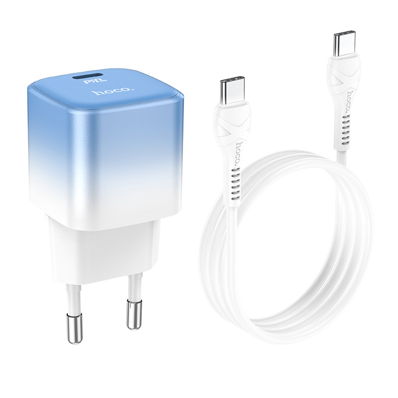 МЗП HOCO C101A PD20W (1C) + Type-C to Type-C на малюнкі №5