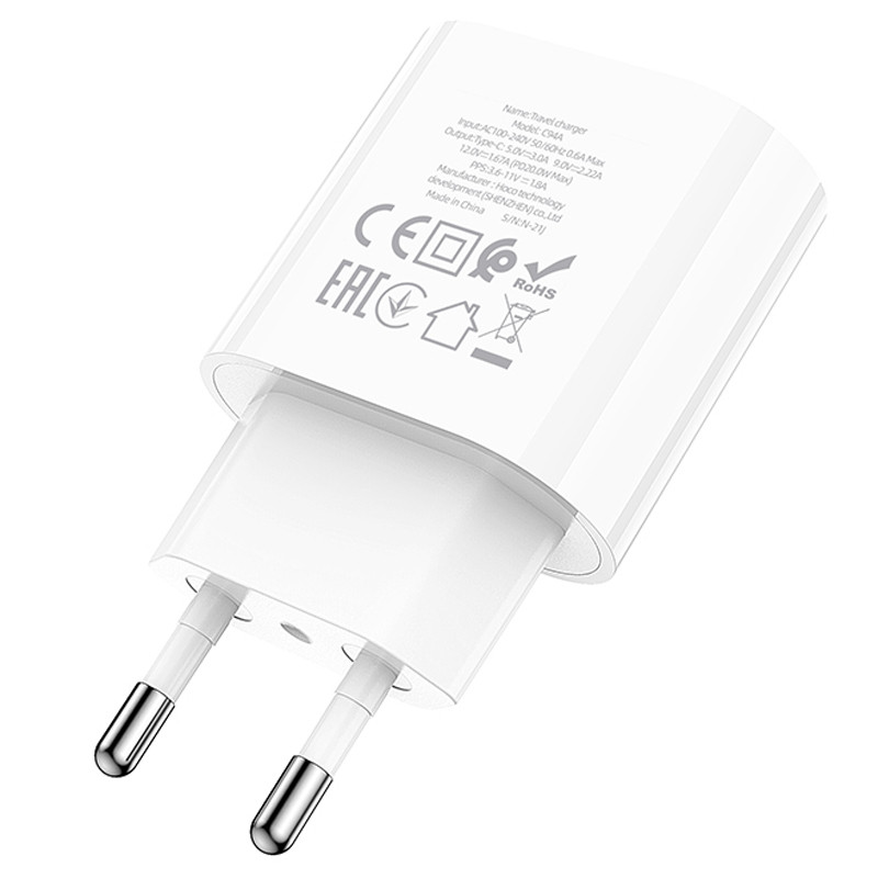 МЗП Hoco C94A Metro PD20W (1USB-C) на малюнкі №5