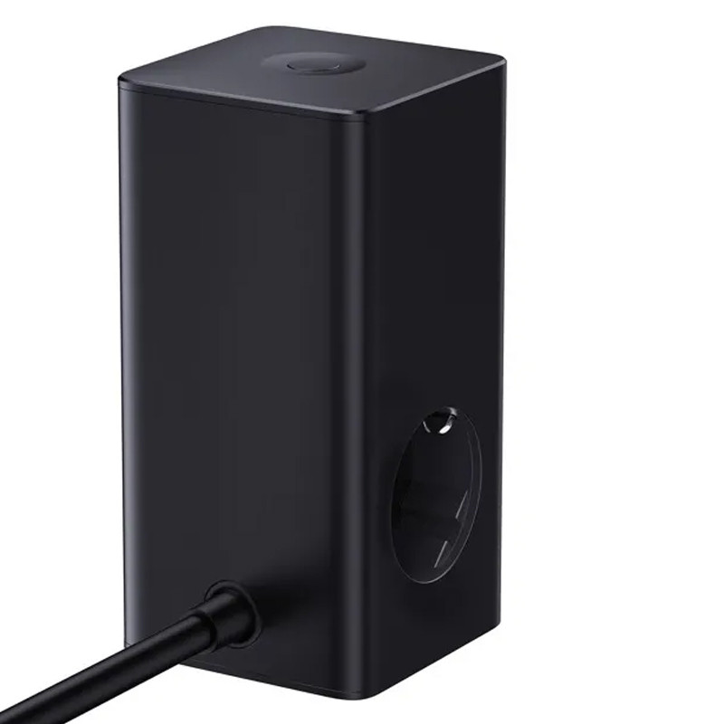 МЗП Baseus PowerCombo Tower PowerStrip 100W (2USB-A/2C/2Socket) (1.5m) (E00023609113-00) на малюнкі №4