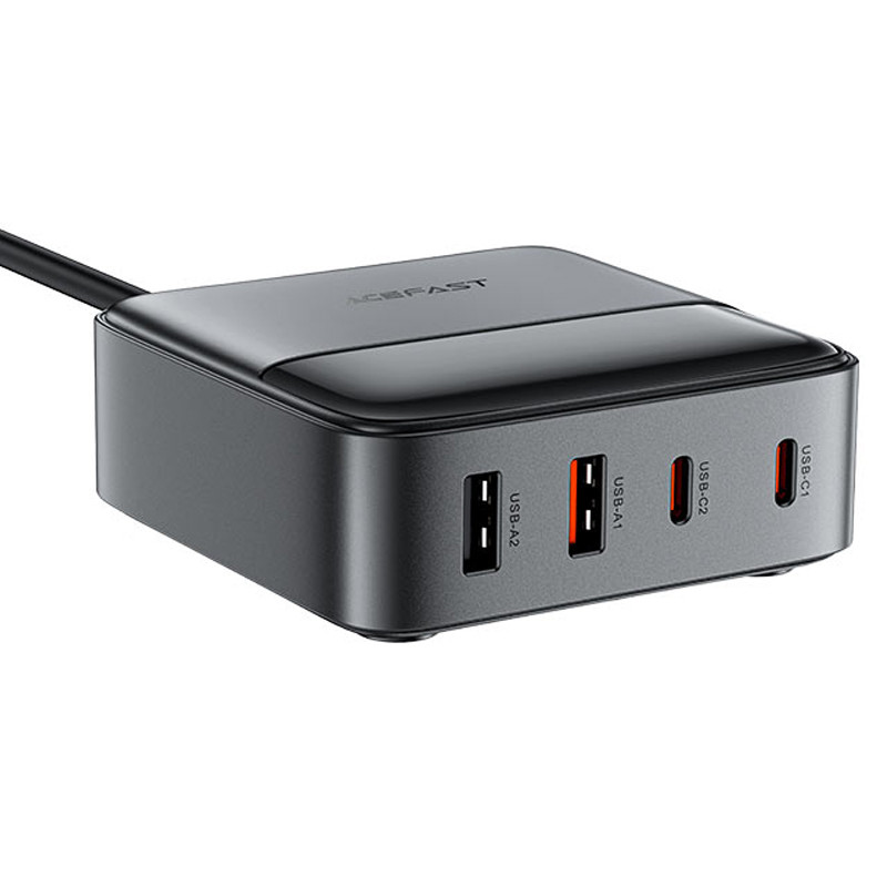 МЗП Acefast Z6 PD65W GaN (2*USB-C+2*USB-A) на малюнкі №1