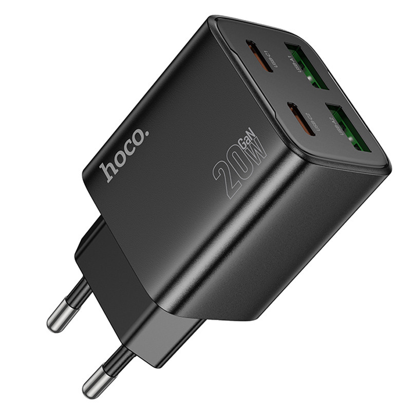 МЗП Hoco N55 Fundador PD20W four-port (2USB-A/2C) на малюнкі №4