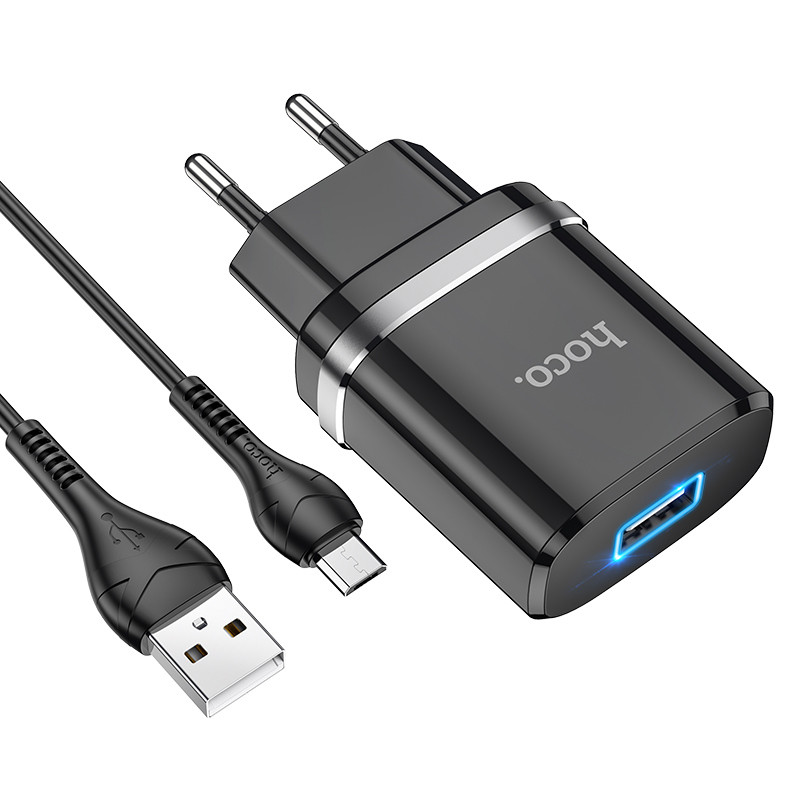 МЗП Hoco N1 Ardent 1USB-A + USB to MicroUSB на малюнкі №3