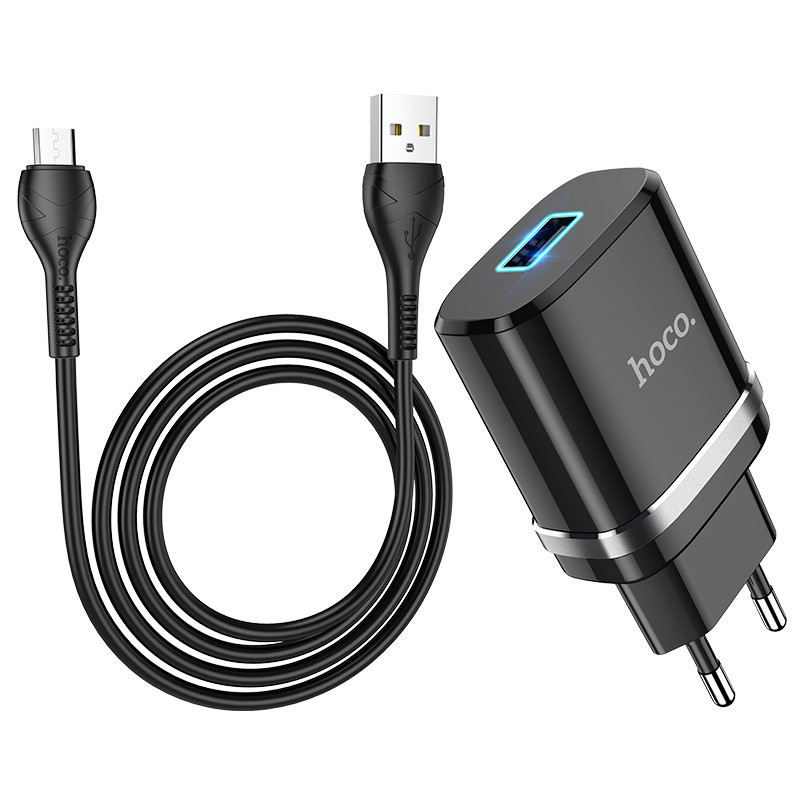 МЗП Hoco N1 Ardent 1USB-A + USB to MicroUSB на малюнкі №5