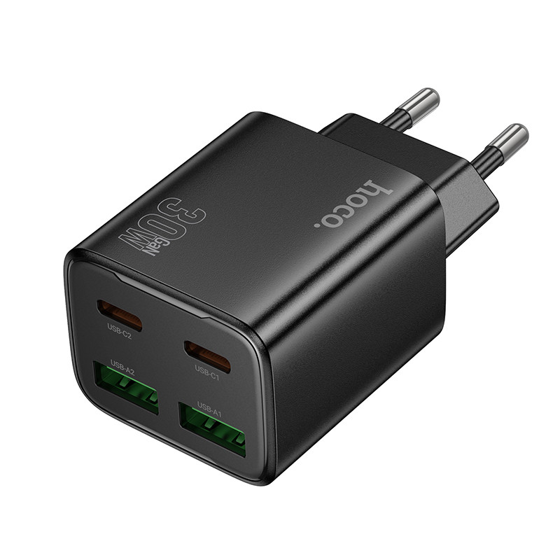 МЗП Hoco N56 Fundador PD30W four-port (2USB-A/2C) на малюнкі №1