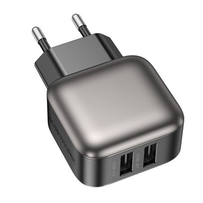 МЗП Borofone BAS51A Absolute (2USB-A) + MicroUSB на малюнкі №2