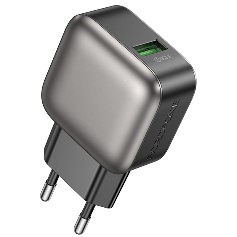 МЗП Borofone BAS52A Absolute QC3.0 18W (1USB-A), Black 4, купити оптом з доставкою