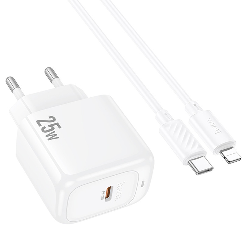 МЗП Hoco CS53A Surplus PD25W (1USB-C) + Type-C to Lightning на малюнкі №3