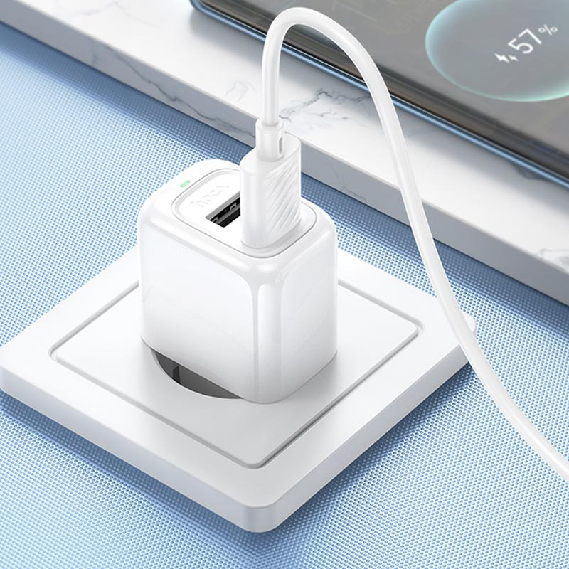 МЗП Hoco CS51A Surplus (2USB-A) + Type-C на малюнкі №8