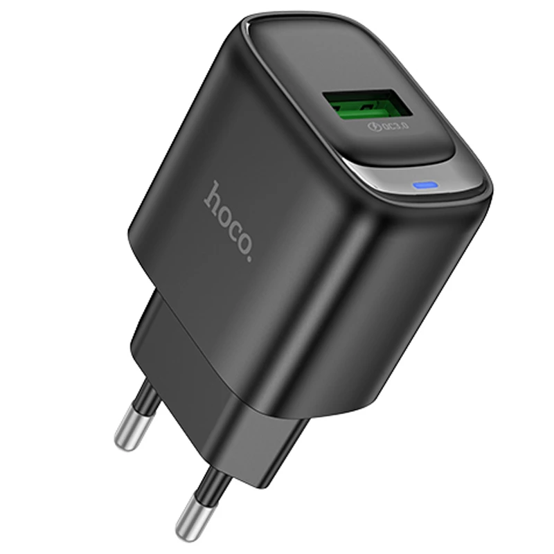 СЗУ Hoco C140A Smart QC3.0 18W (1USB-A), Black, купить оптом с доставкой