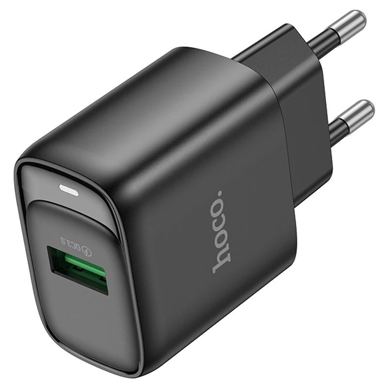СЗУ Hoco C140A Smart QC3.0 18W (1USB-A), Black 1, купить оптом с доставкой