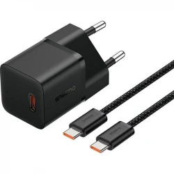 СЗУ Baseus GaN5 Fast Charger (mini) 1C 20W + Type-C to Type-C (P10110900113)