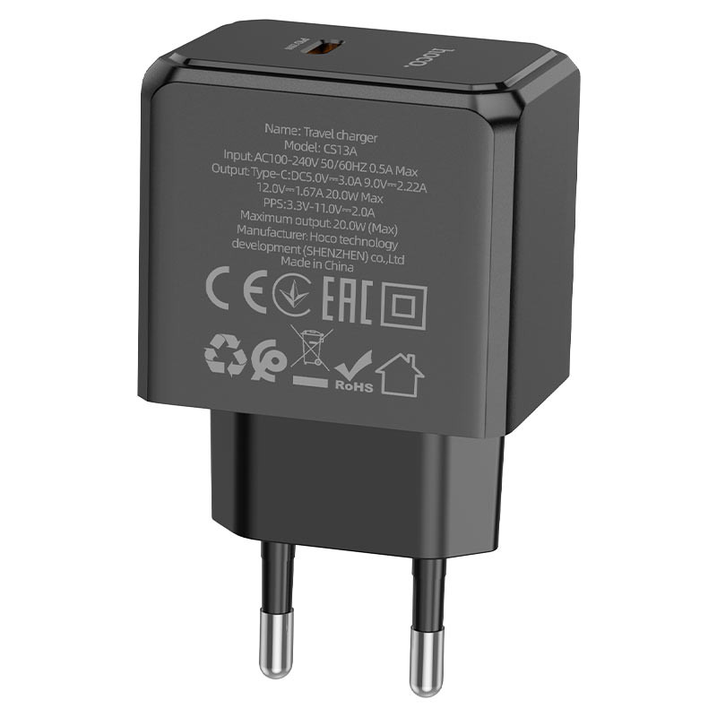 МЗП Hoco CS13A Ocean PD20W (1USB-C) на малюнкі №3