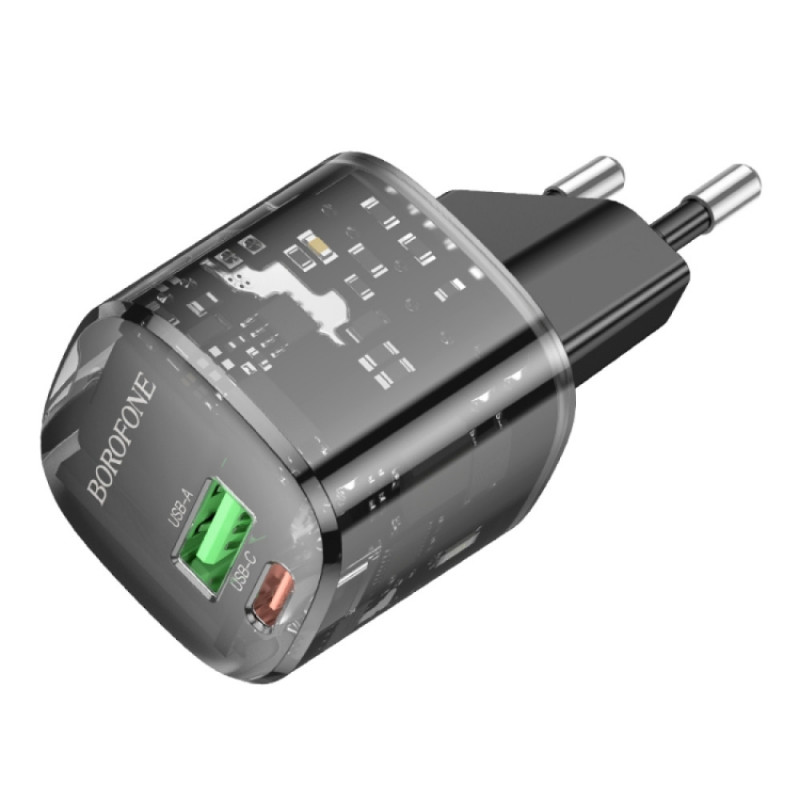 МЗП Borofone BN17 Sunlight PD20W+QC3.0 (1USB-A/1C) на малюнкі №4