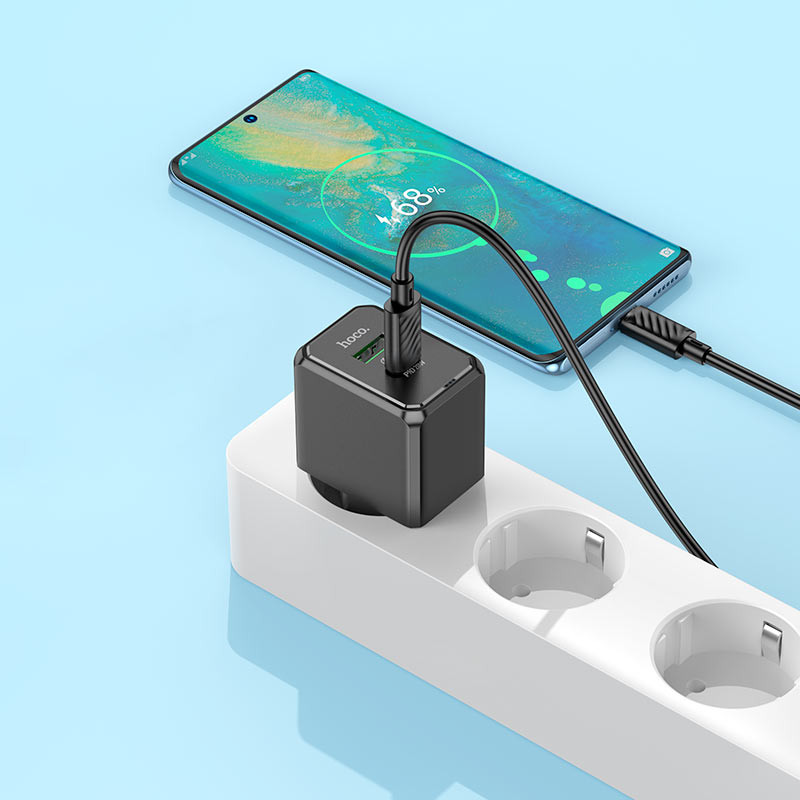МЗП Hoco CS14A PD20W+QC3.0 (1USB-A/1C) + Type-C to Type-C на малюнкі №7