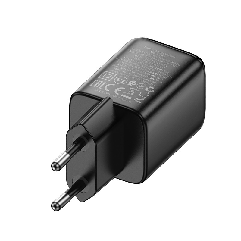МЗП Hoco N53 Monsoon PD30W+QC3.0 (1USB-A/1C) на малюнкі №3