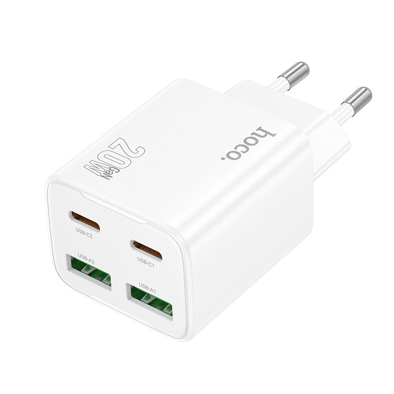 МЗП Hoco N55 Fundador PD20W four-port (2USB-A/2C) на малюнкі №2