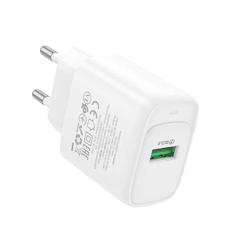 СЗУ Hoco C140A Smart QC3.0 18W (1USB-A), White 3, купить оптом с доставкой
