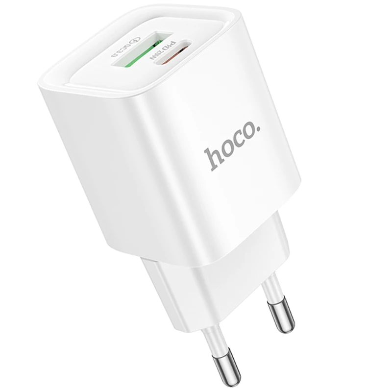 МЗП Hoco C147A PD20W+QC3.0 (1USB-A/1C), White 3, купити оптом з доставкою
