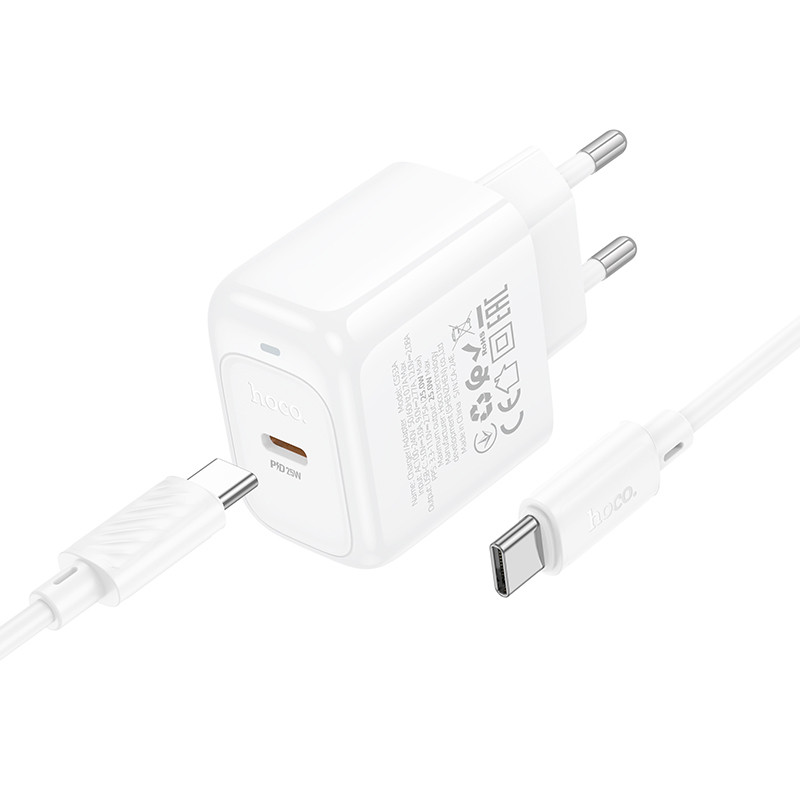 МЗП Hoco CS53A Surplus PD25W (1USB-C) + кабель Type-C to Type-C на малюнкі №2