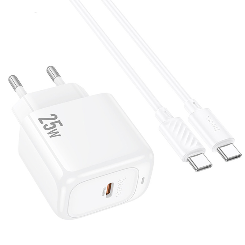 МЗП Hoco CS53A Surplus PD25W (1USB-C) + кабель Type-C to Type-C на малюнкі №3