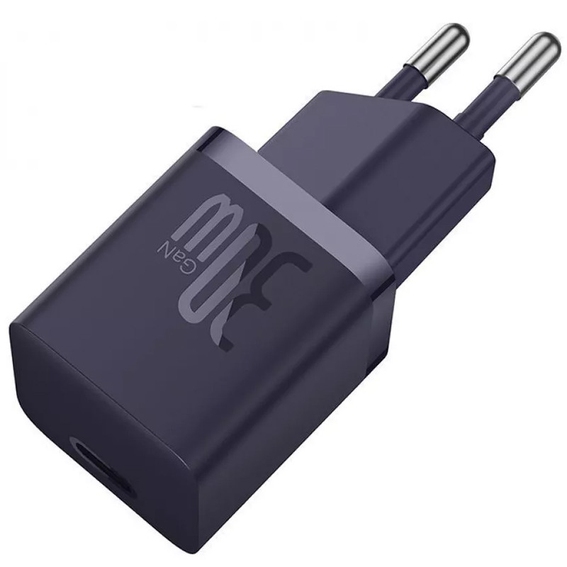 МЗП Baseus GaN5 Fast Charger (mini) 30W (1USB-C) + кабель Type-C to Type-C (P10110902) на малюнкі №4