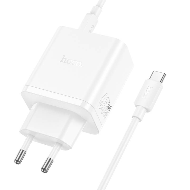 МЗП Hoco N51 Scenery PD65W (1USB-A/2C) + кабель Type-C to Type-C на малюнкі №2