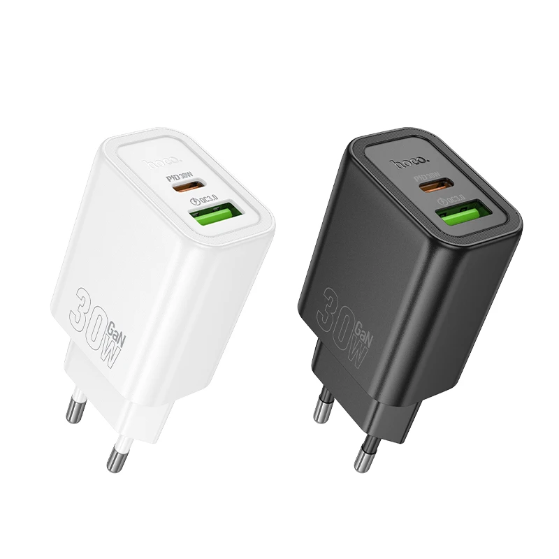 МЗП Hoco N63 Gentle PD30W+QC3.0 (1USB-A/1C), купити оптом з доставкою