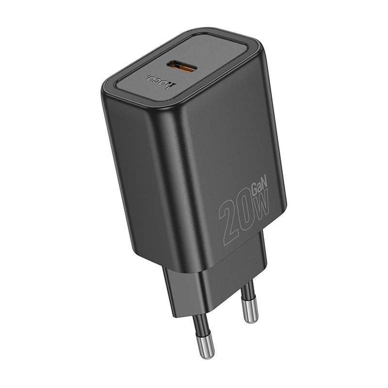 МЗП Hoco N60 Gentle PD20W (1USB-C) + кабель Type-C to Lightning на малюнкі №2