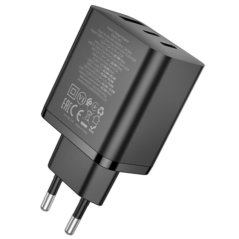 МЗП Hoco N51 Scenery PD65W (1USB-A/2C) на малюнкі №2