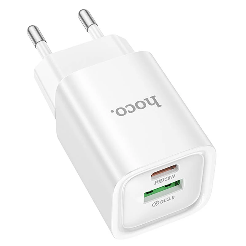 МЗП Hoco C149A Charm PD30W+QC3.0 (1USB-A/1C), White 1, купити оптом з доставкою