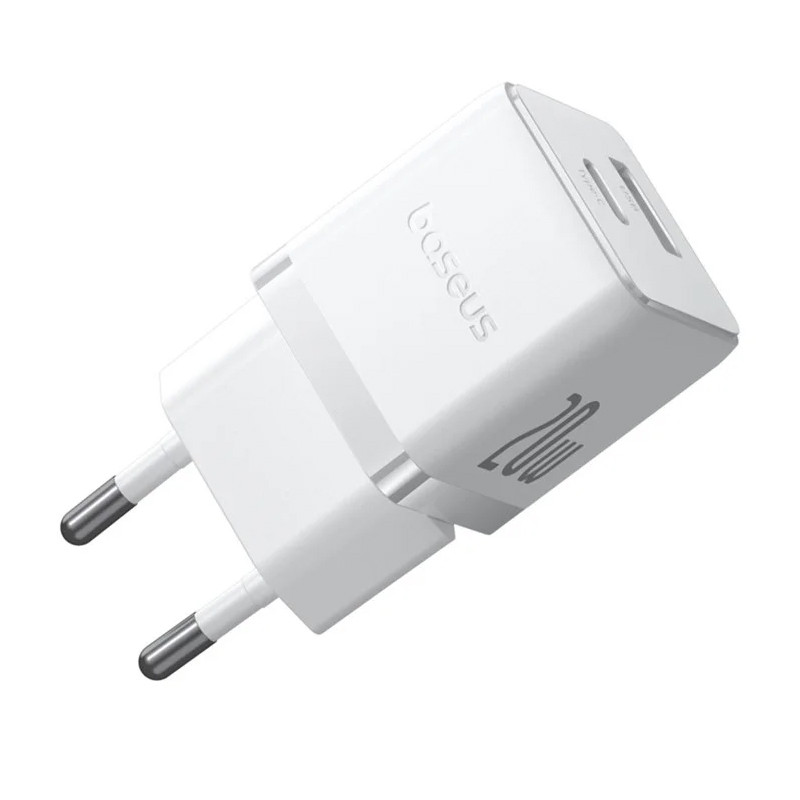 МЗП Baseus Palm Fast Charger 20W (1USB-A/1C) + кабель Type-C to Type-C (P10111608) на малюнкі №4