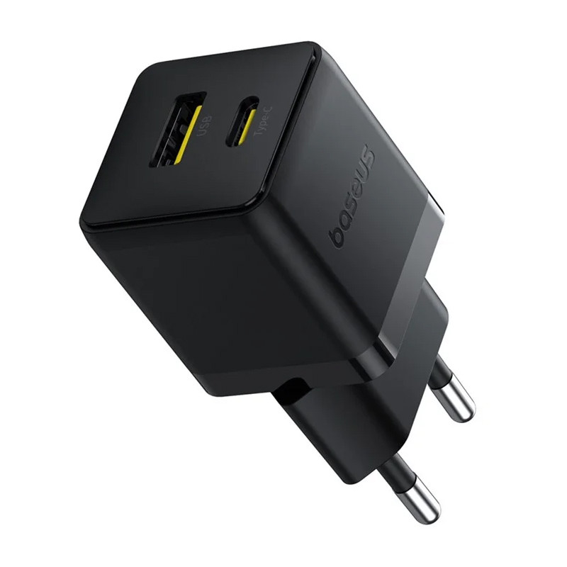 МЗП Baseus Palm Fast Charger 30W (1USB-A/1C) + кабель Type-C to Type-C (P1011160A) на малюнкі №5