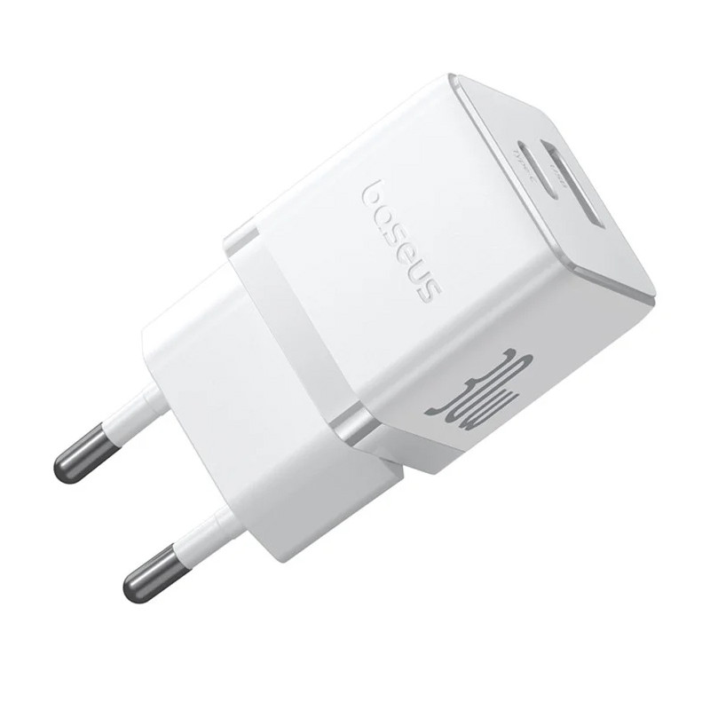 МЗП Baseus Palm Fast Charger 30W (1USB-A/1C) + кабель Type-C to Type-C (P1011160A) на малюнкі №4