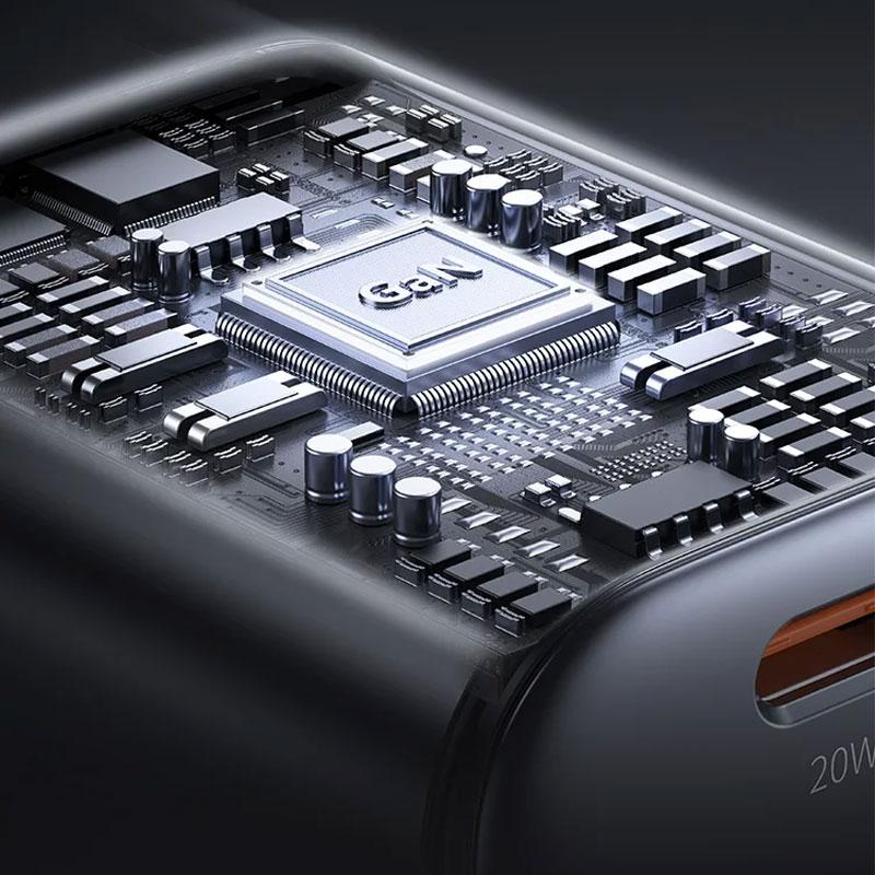 МЗП Usams US-CC261 GaN JC Ser. 20W (2USB-C) + кабель Type-C to Type-C на малюнкі №6