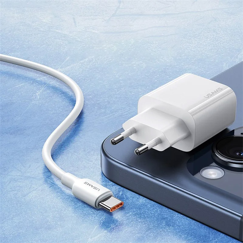 МЗП Usams US-CC226 Kit-Yi Ser. 20W (1USB-C) + кабель Type-C to Type-C на малюнкі №5