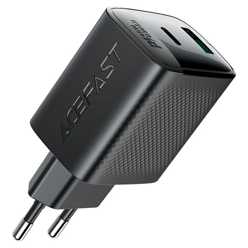 МЗП Acefast A106 GaN PD45W (1USB-A/1C), Black 4, купити оптом з доставкою