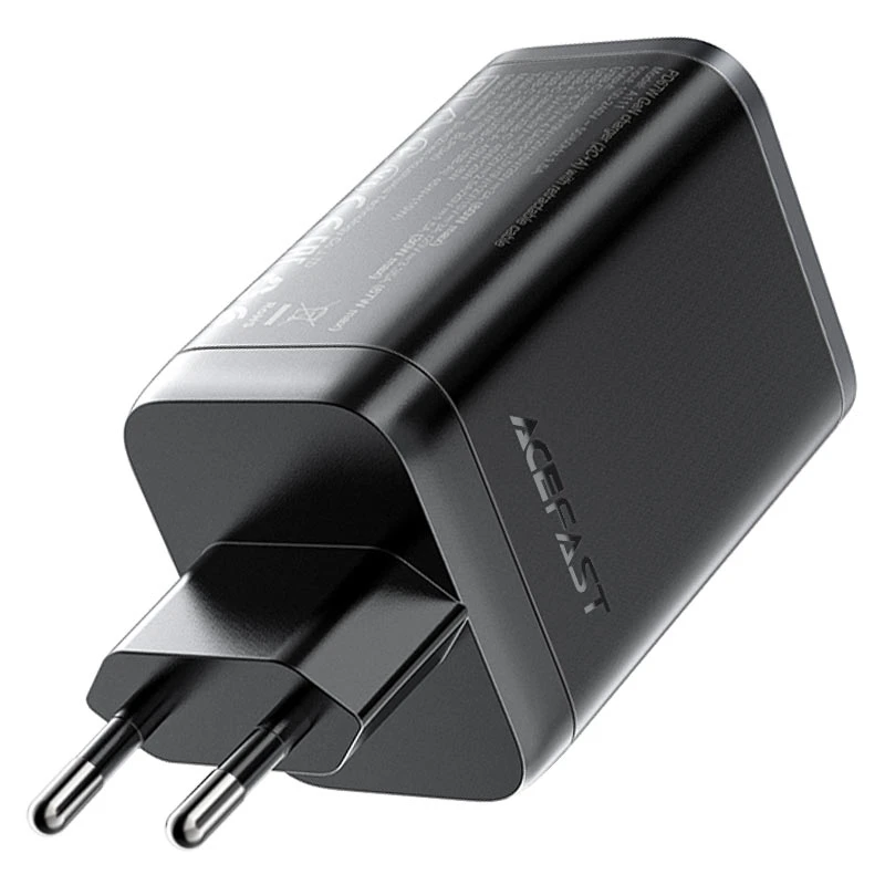 СЗУ Acefast A111 GaN With Retractable Cable Type-C PD67W (1USB-A/1C), Black 4, купить оптом с доставкой