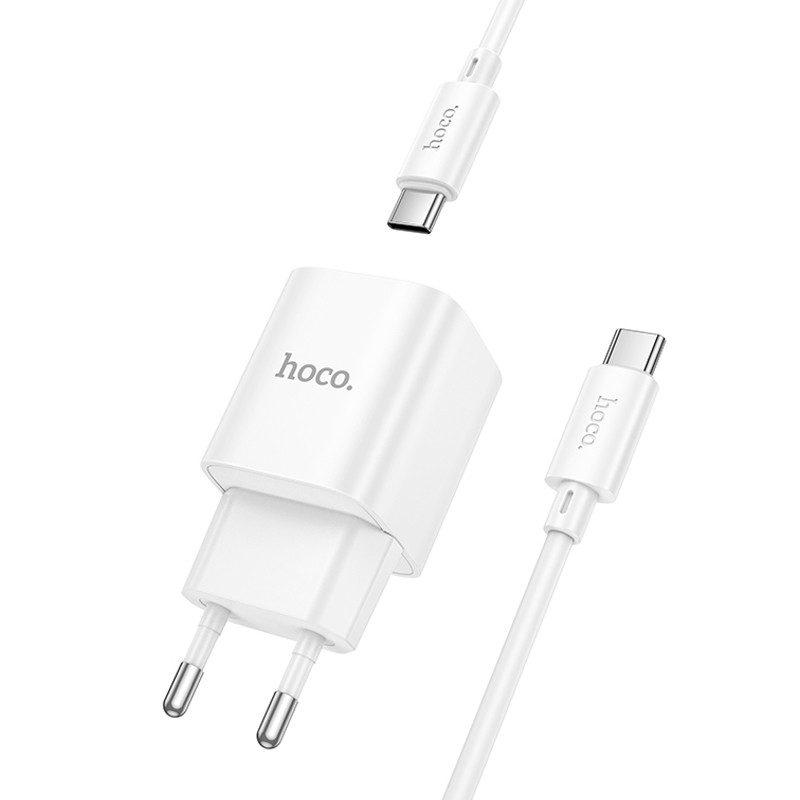 МЗП Hoco C146A Charm PD20W (1USB-C) + кабель Type-C to Type-C на малюнкі №4