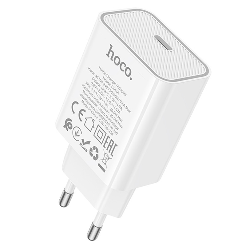 МЗП Hoco C143A Benefit PD20W (1USB-C) на малюнкі №4