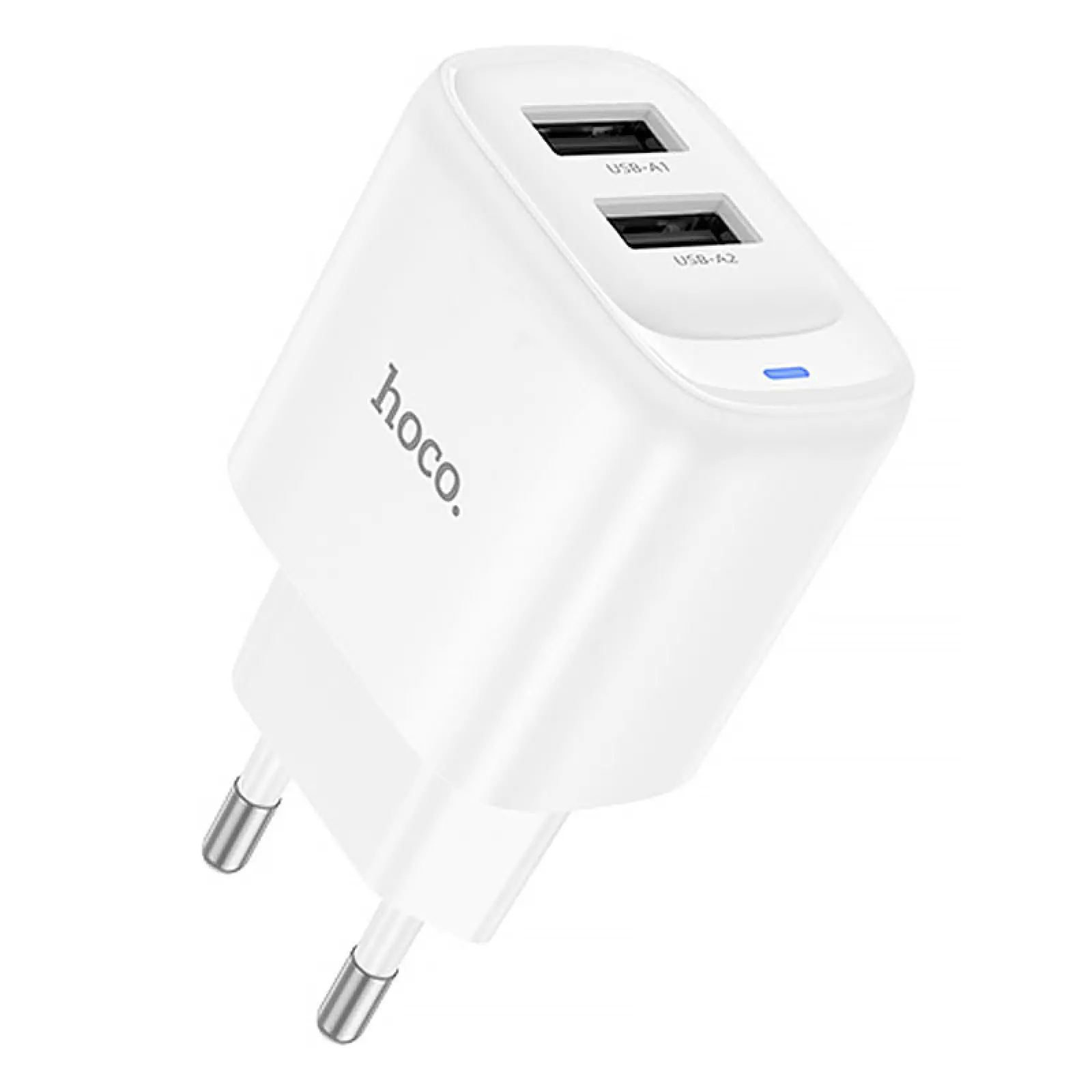 СЗУ Hoco C141A Smart 2.1A (2USB-A), White, купить оптом с доставкой