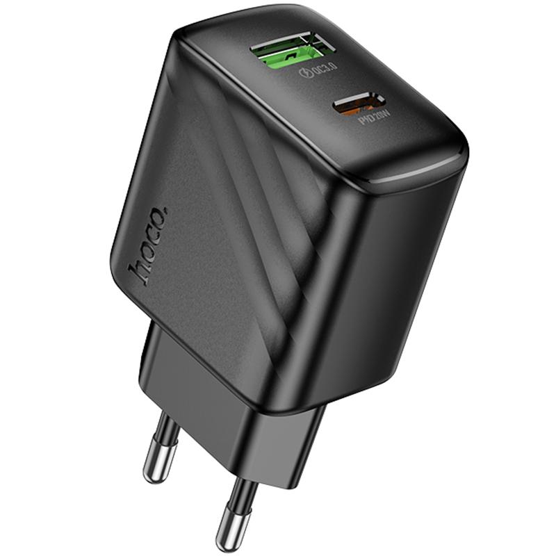 МЗП Hoco CS25A Rico PD20W+QC3.0 (1USB-A/1C) на малюнкі №1