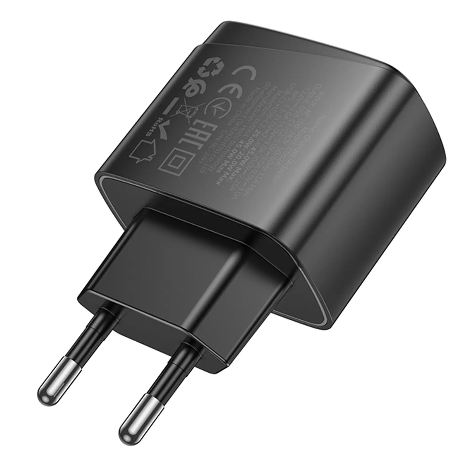 СЗУ Hoco CS62A Bright PD45W (2USB-C), Black 4, купить оптом с доставкой