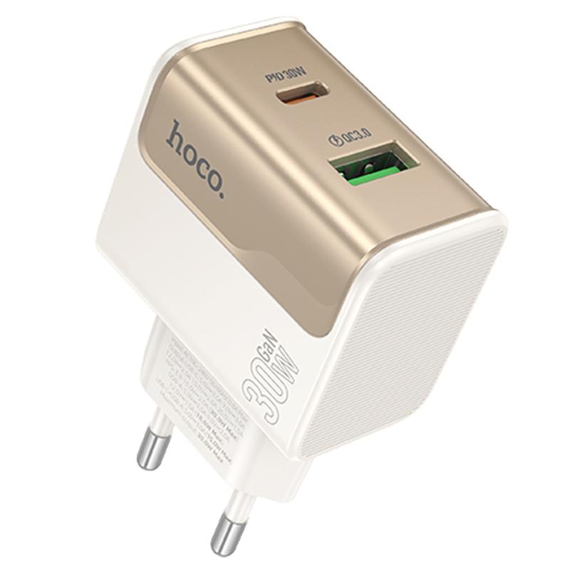 МЗП Hoco CS73A Star Speed PD30W+QC3.0 (1USB-A/1C) на малюнкі №1