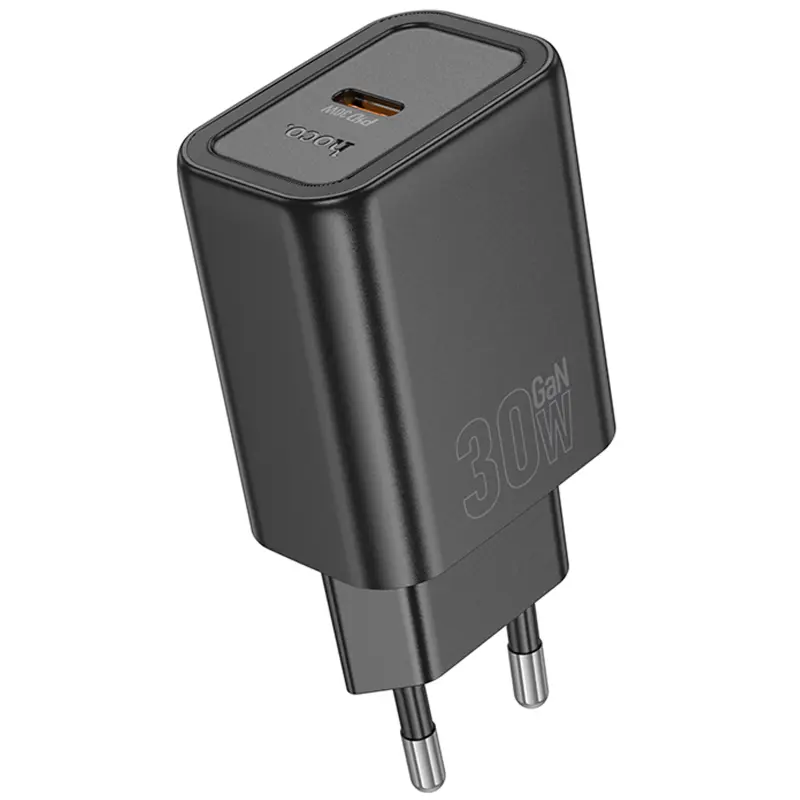 МЗП Hoco N62 Gentle PD30W (1USB-C), Black, купити оптом з доставкою