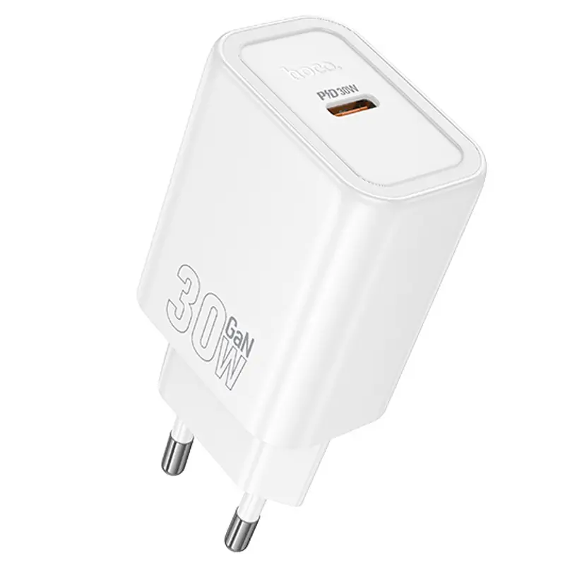 МЗП Hoco N62 Gentle PD30W (1USB-C), White, купити оптом з доставкою