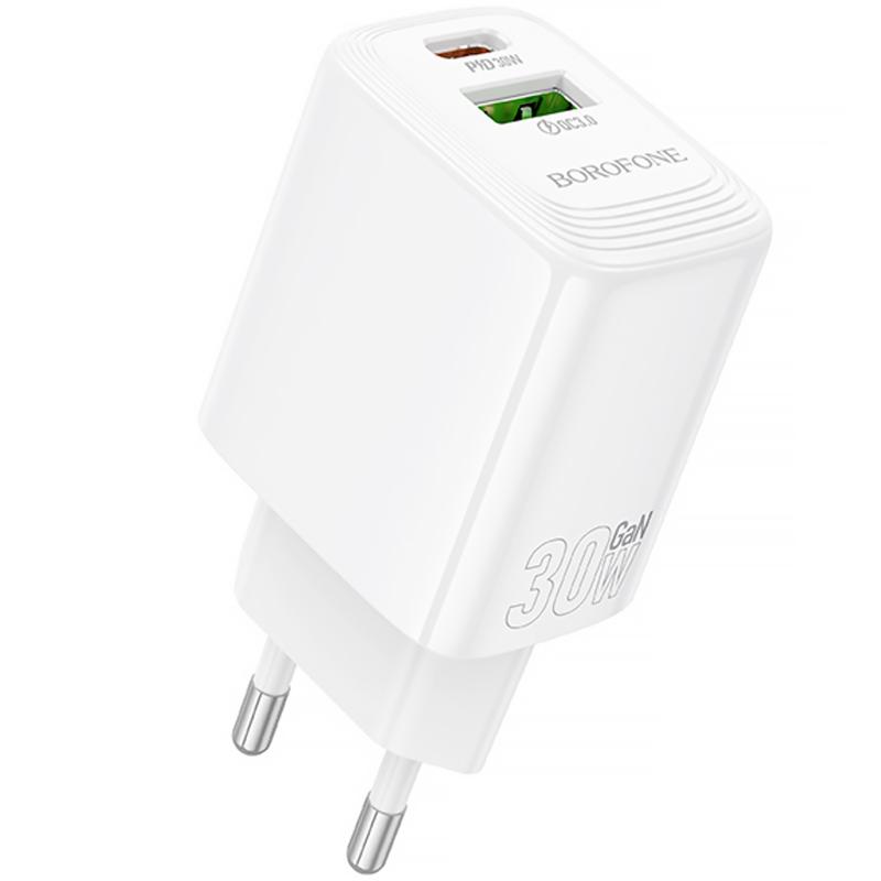 МЗП Borofone BN29 Fuente PD30W+QC3.0 (1USB-A/1C) на малюнкі №1